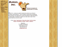 Tablet Screenshot of burkelinc.com